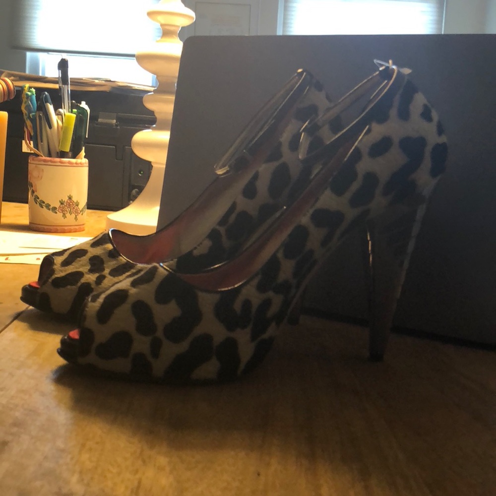 Ankle strap leopard Giuseppe zanotti